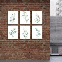 Set x 6 Cuadros - Mdf - Botanicos