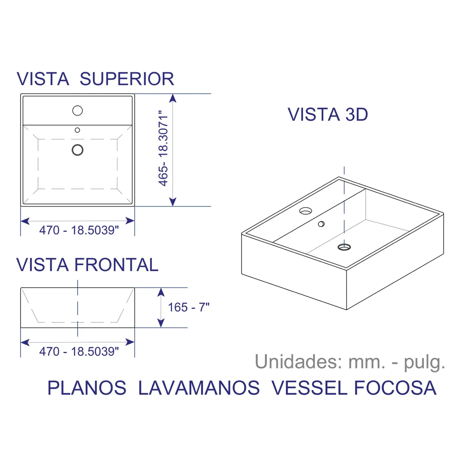 Lavamanos Vessel Focosa - Homecenter.com.co