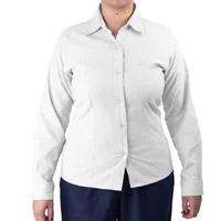 Blusa Oxford Blanca T/l Paq x 6