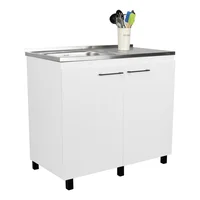 Mueble Inferior Lavaplatos 89 X 100 Napoles Rta Blanco