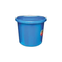 Cubo Multiusos De Goma Plano Azul 20qt