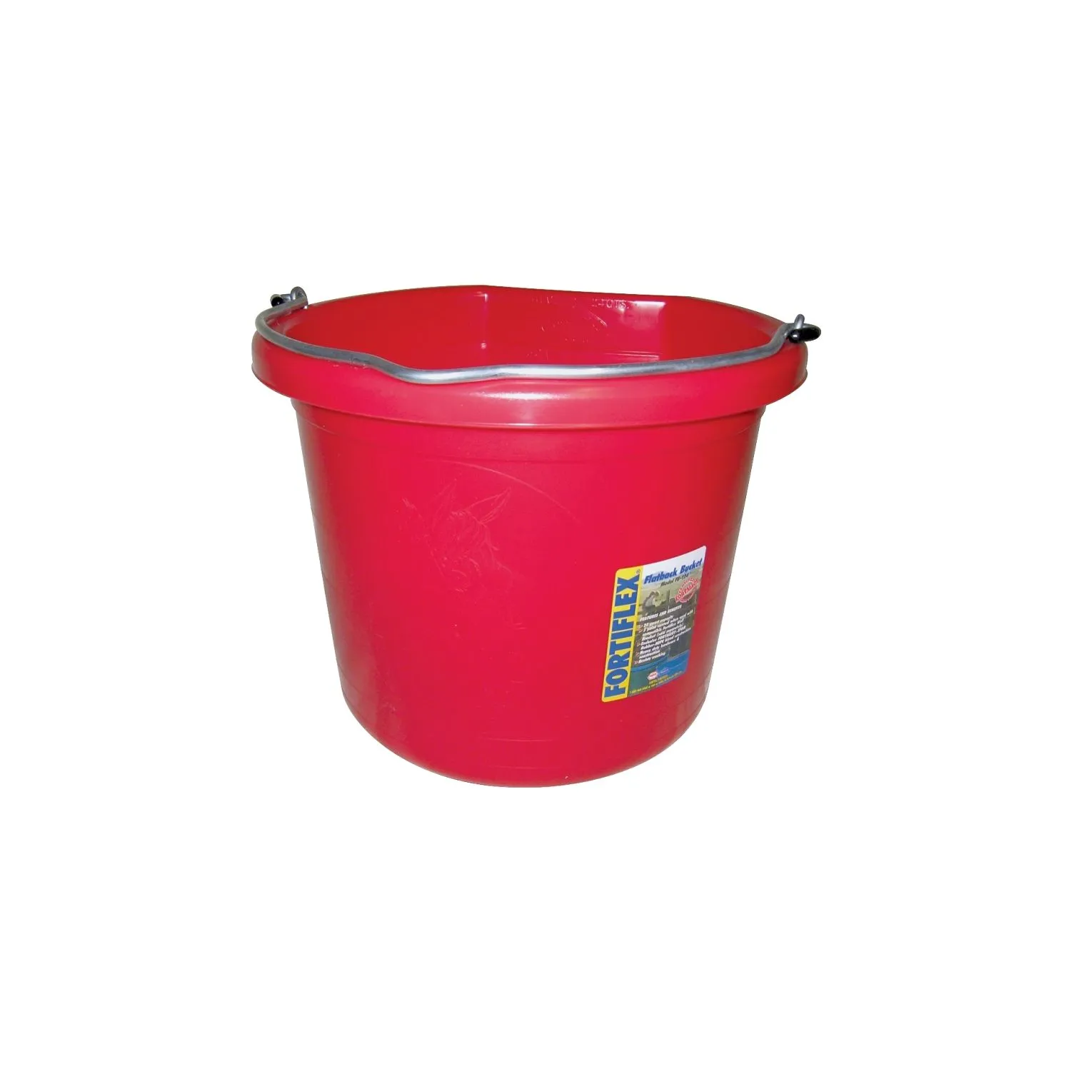 Cubo Multiusos De Goma Rojo de Lados Planos
