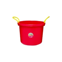 Cubo Multiusos De Goma Rojo 30.280l