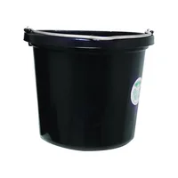 Cubo Multiusos De Goma Negro 20qt