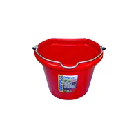Cubo Multiusos De Goma Rojo 8qt