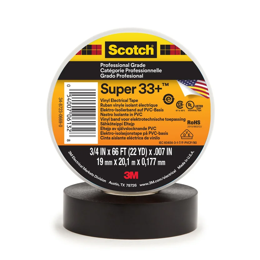 Cinta Aislante Super33 19mm x 20mt, marca 3M - Foto Principal