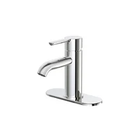 Grifo Lavabo de Una Manija en Acabado Cromado