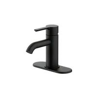 Grifo Lavabo 1 Manija Acabado en Negro Mate