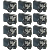 Cerradura Sobreponer Doble Puerta X12 Vitrina