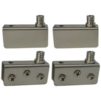 Bisagra Esquinera Pivotante 8mm 2 Set Vitrina