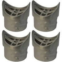 Puntera Concava Tubo de 2" Cal.18 X4 Baranda