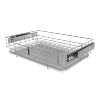 Canasta Classic Platero 80 Cm Cromado Cierre Lento