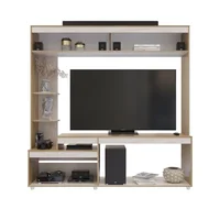 Centro de Entretenimiento Cler 185X182X40Cm Rovere Niebla