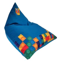 Puff para Niños Edge en Lona Talla S Azul Celeste