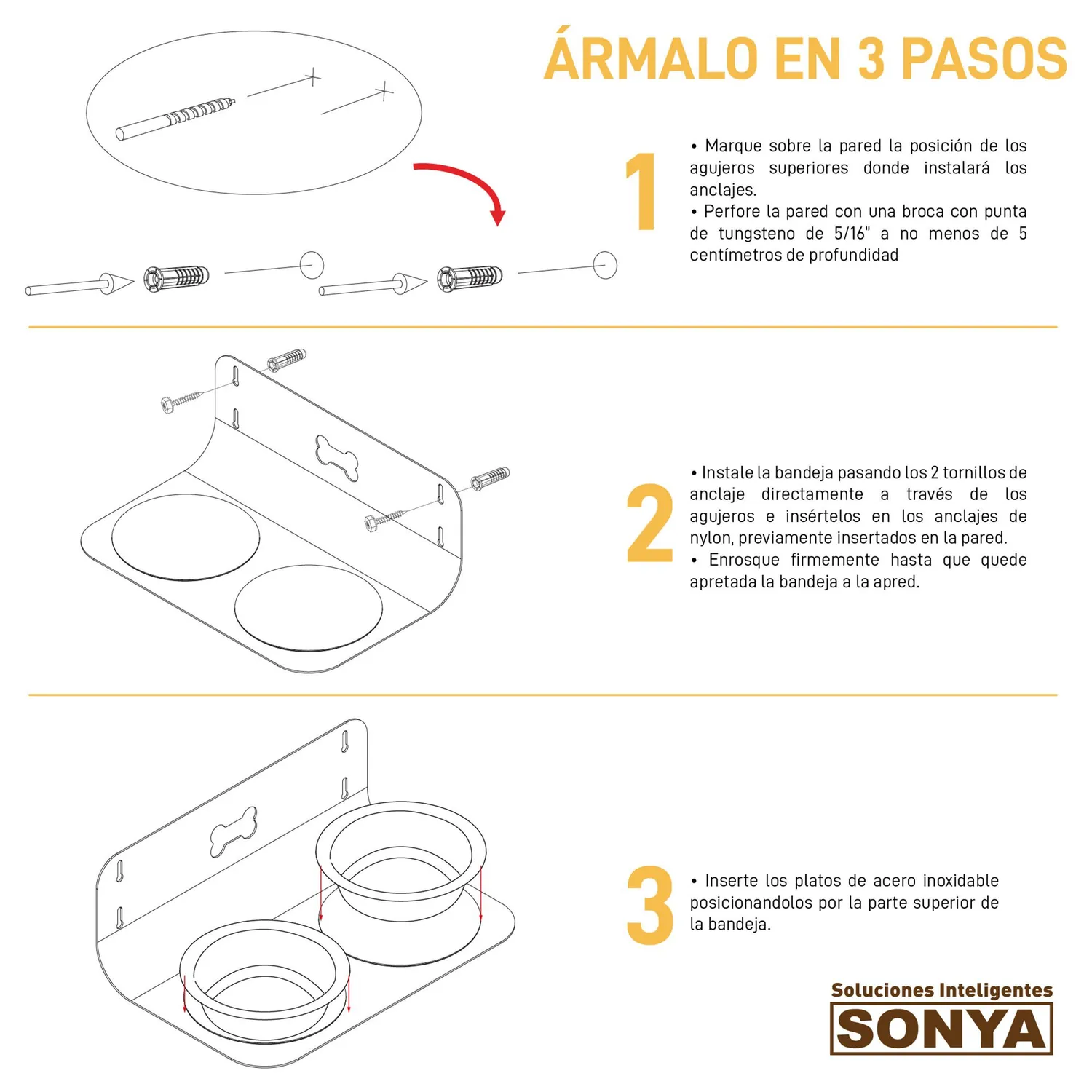 Soporte De Comida Para Perro Sonya 4