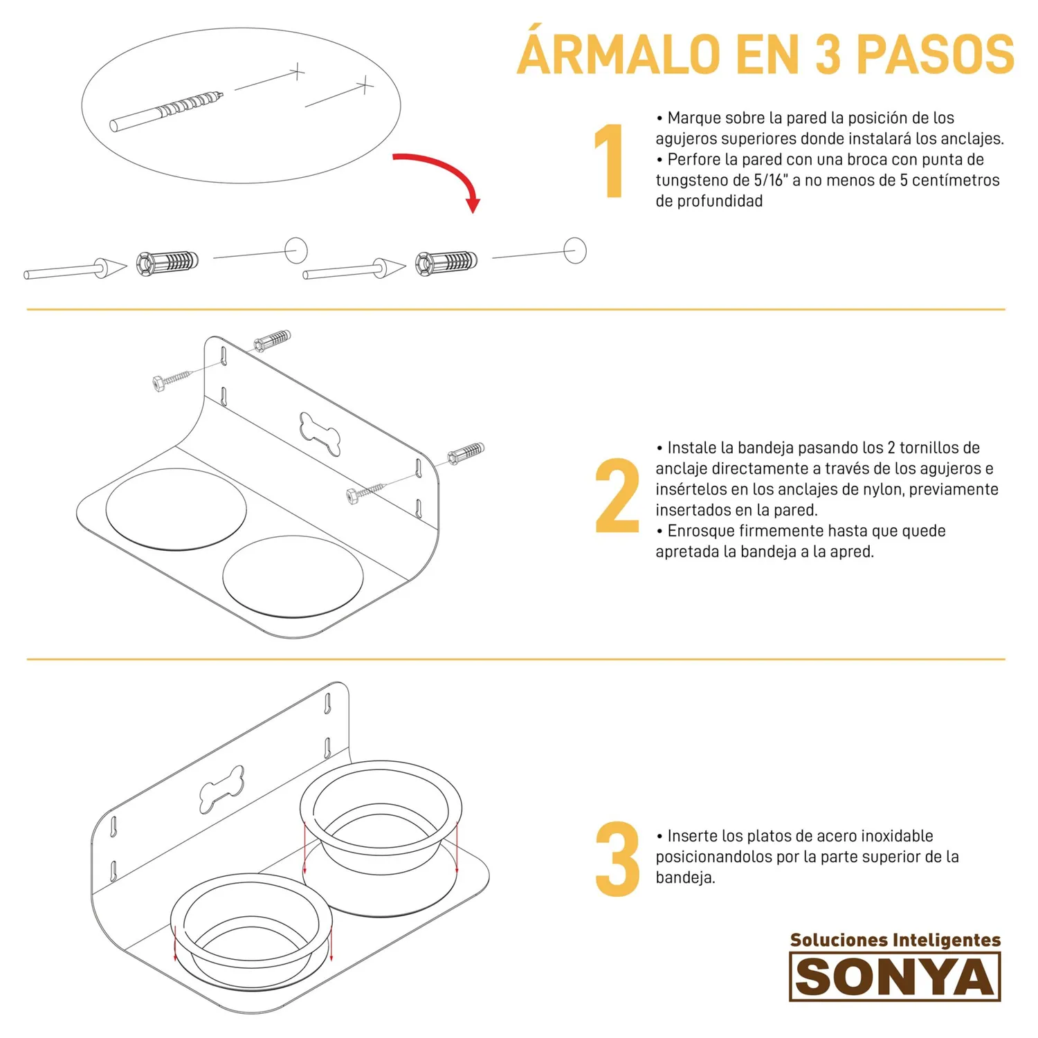 Soporte De Comida Para Perro Sonya 6