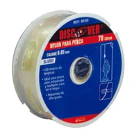 Nylon Transparente Discover 70 Libras 100 Mts 0.80 Mm