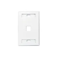 Faceplate Datos Blanco - 1 Puerto Rj45