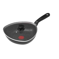 Wok Mas 30cm en Aluminio Negro Antiadherente Tapa Vidrio Easy Cook Imusa