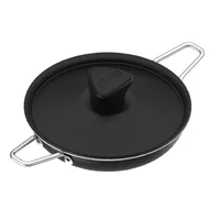 Cacerola en Aluminio 14cm Negro Antiadherente Tapa/Asas Easy Cook Imusa