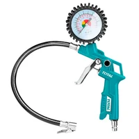 Pistola y Medidor de Presión de Llantas 12 Bar (174psi) Total Tools Tat11601