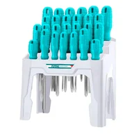 Juego de 26 Destornilladores Phillips Planos Torx y Allen Total Tools