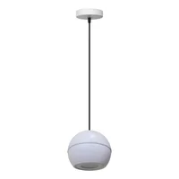 Lámpara Metal Blanca 9W Led Luz Calida