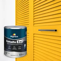Esmalte Para Exterior 3 en 1 Brillante Amarillo Algreco 1 Galón