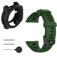 Pulso Correa En Silicona Para Reloj Garmin Instinct Verde