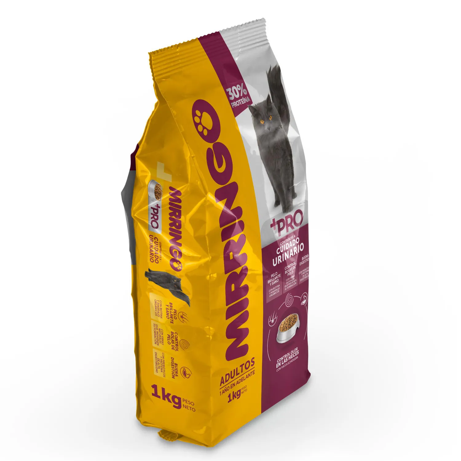 Comida Seca Para Gatos Mirringo Adulto 1kg Mirringo