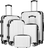 Equipaje Expandible 3 Piezas Blanco