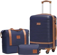 Set de Maletas de 3 Unidades Azul