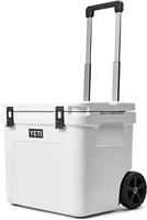 Hielera Yeti Roadie 60 Blanca Con Ruedas Mango Retráctil Resistente