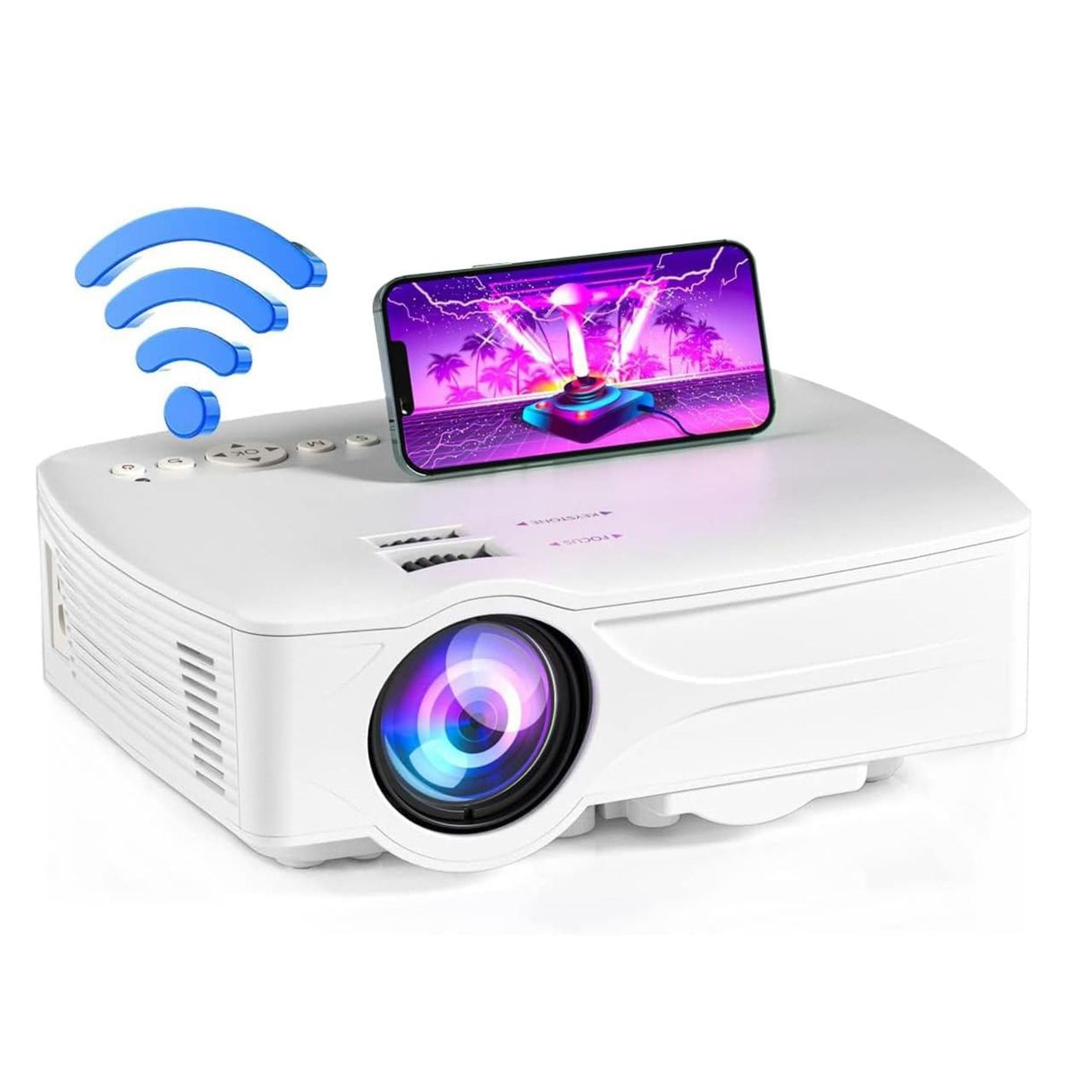 52 BITS - Video Proyector Pro Wifi 7500l120 Plgs1080p Iosandroid
