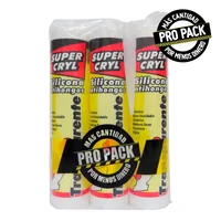 Silicona Antihongos Transparente 200 ml x 3 Unds Supercryl