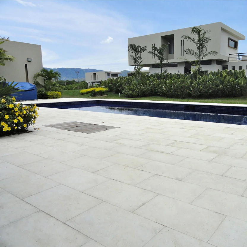 Piso Rectangular Playa Piscina 16x32 cm C/x0.50 Mt2 Blanco Albo ...