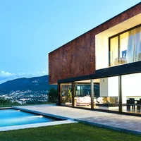 Pared Concreto Oxido Caja Por 0.50M2