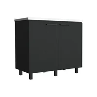 Mueble Inferior Lavaplatos 89 X 100 Napoles Rta Wengue