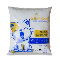 Arena Sanitaria Gato Aglomerante Bentonita Wild Cats Carbón 10 Kg