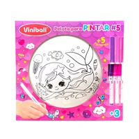 Pelota para Pintar Viniball Sirena Medusa