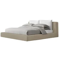 Combo Cama Astoria con Colchón 1 Pillow 26 cm + Sabanas 100x120x190 Taupe
