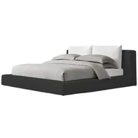 Combo Cama Astoria con Colchón 1 Pillow 26 cm + Sabanas 100x120x190 Negro