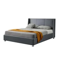Combo Cama Mousai con Colchón 1 Pillow 26 cm + Sabanas 110x120x190 Gris Plata