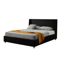 Combo Cama Mousai con Colchón 1 Pillow 26 cm + Sabanas 110x120x190 Negro