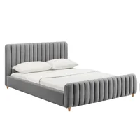 Combo Cama Vitale con Colchón 1 Pillow 26 cm + Sabanas 120x140x190 Gris Plata