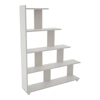 Biblioteca Escalera Paris 135.3X106.5X21 Cajón M Blanco