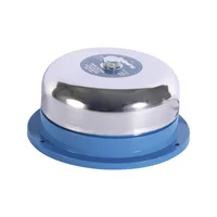 Timbre Doméstico Tipo Campana 4 Pulgadas Base Cromada