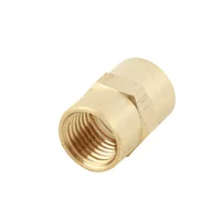 Acople de Latón Macho y Hembra de 1/4 Npt