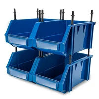4 Modulares Abiertos Organizadores Plásticos de Inventarios 20Kg