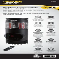 Calefactor Infrarrojo 3 Elementos 360grados